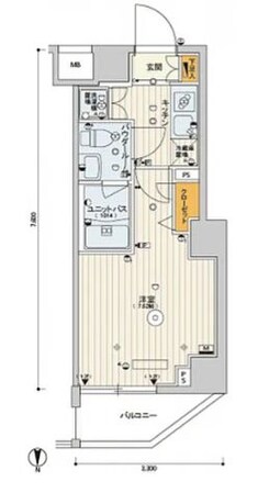 大森海岸駅 徒歩7分 4階の物件間取画像